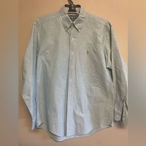 Ralph Lauren Yarmouth Green Cotton Oxford Shirt